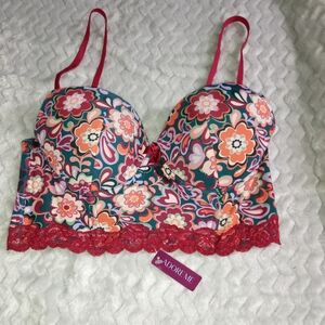 Adore Me Floral Lace Bralette - Multicolor